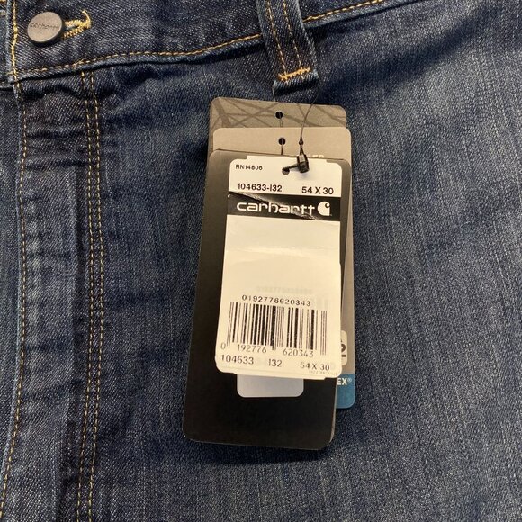 Carhartt Denim 2112 CAT 2 Jeans Size 54x30 Mens Flame  Resistan Relaxed Fit New - Picture 13 of 16